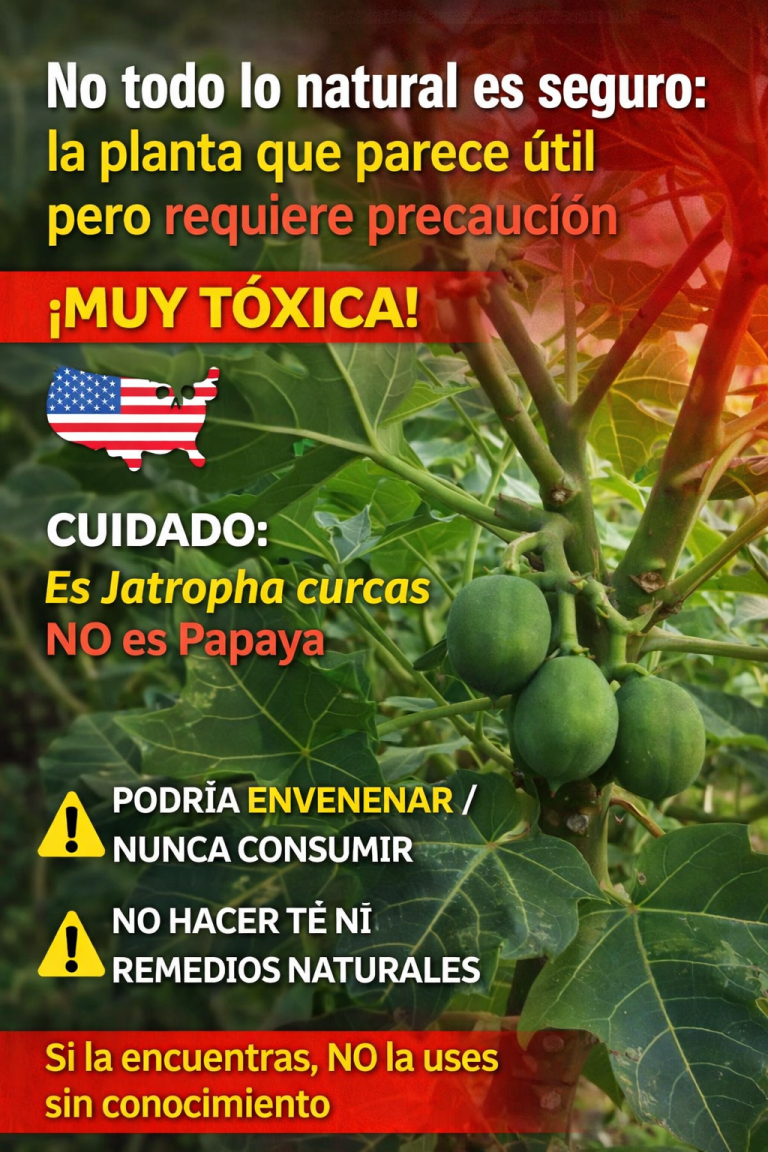 No todo lo natural es seguro: la planta que parece útil pero requiere precaución