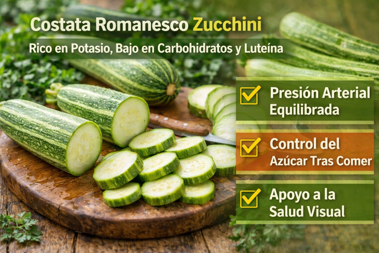 Costata Romanesco zucchini: la verdura que puede apoyar la presión arterial, el azúcar después de las comidas y la salud visual