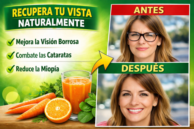Cuidado Natural para la Vista: Hábitos y Receta que Apoyan tu Salud Visual