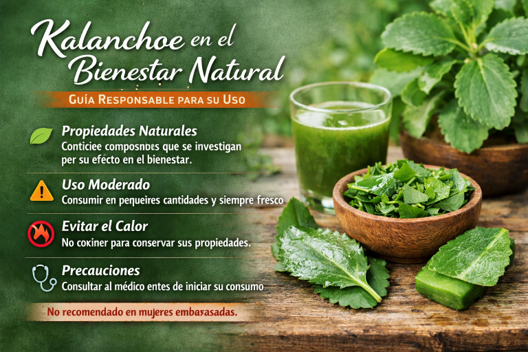 Kalanchoe en el Bienestar Natural: Guía Responsable para su Uso