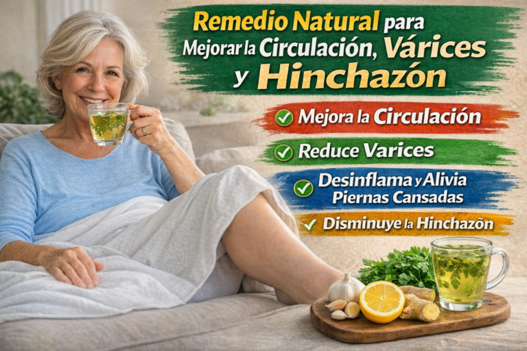 🌿 Infusión Natural para Apoyar la Circulación y Aliviar la Pesadez en las Piernas