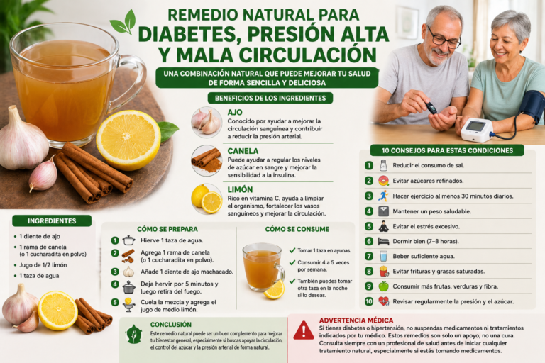 🌿 Apoya tu Bienestar: Infusión Natural para el Equilibrio del Azúcar, la Presión y la Circulación