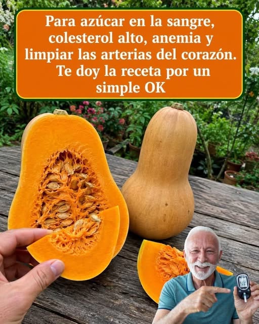 Calabaza: el alimento natural que ayuda a cuidar el azúcar, la sangre y la salud del corazón