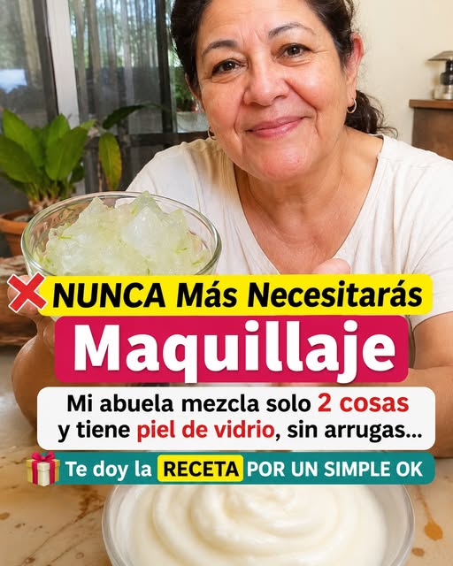 El secreto de mi abuela para una piel radiante está en una mezcla sencilla de dos ingredientes