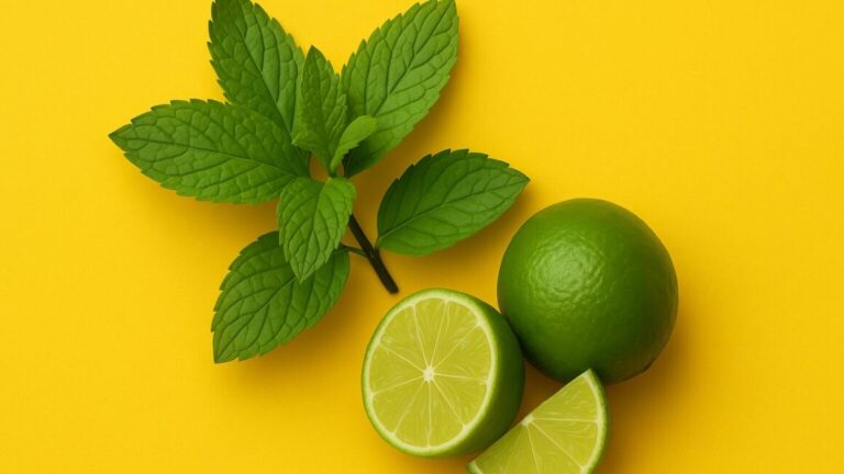 ### Jugo de Hierbabuena con Limón: Una Bebida Refrescante que Puede Apoyar tu Bienestar Digestivo 🍋🌿