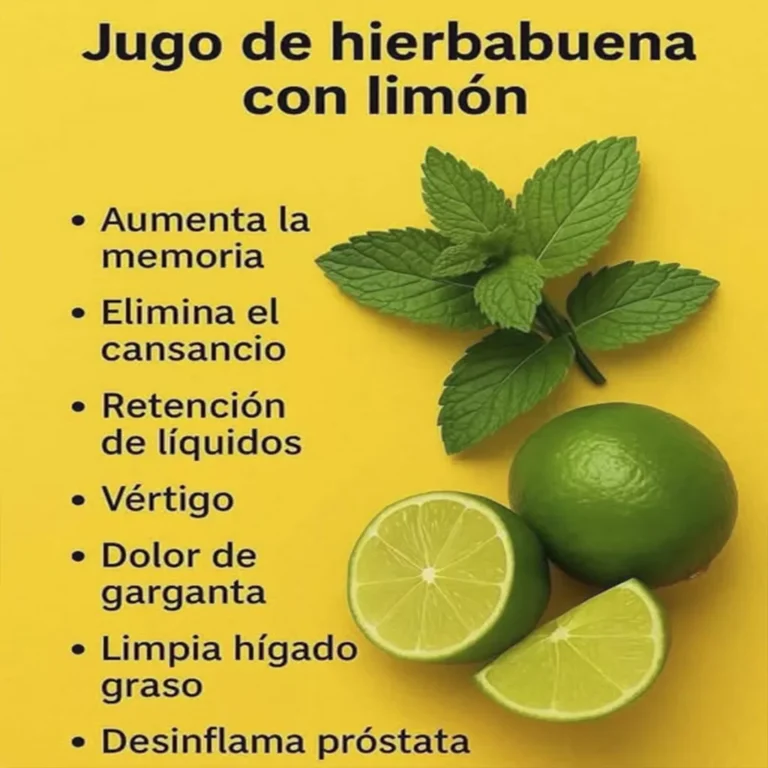 Jugo de Hierbabuena con Limón: Una Bebida Refrescante con Grandes Beneficios para Tu Salud