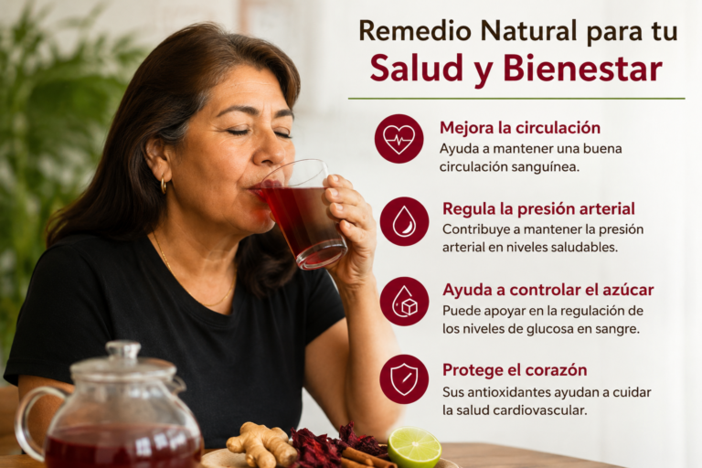 Bebida Natural con Ingredientes Tradicionales para Complementar un Estilo de Vida Saludable ❤️🌿