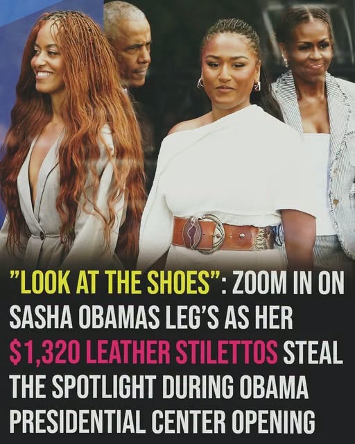 Sasha Obama Appears at Presidential Center Opening in Rare Public Outing